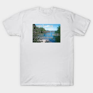 Born in the Land of Sky Blue Waters — Minnesota T-Shirt
